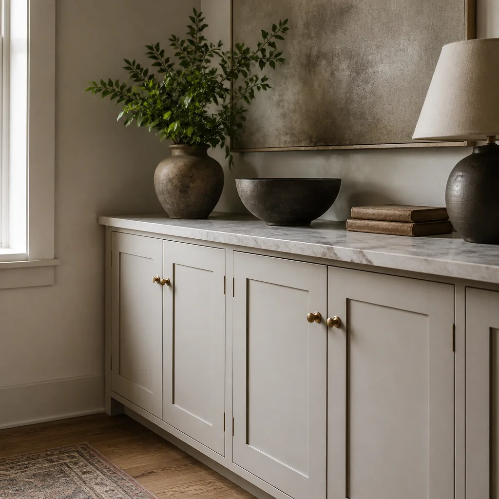 Lower cabinet with a countertop