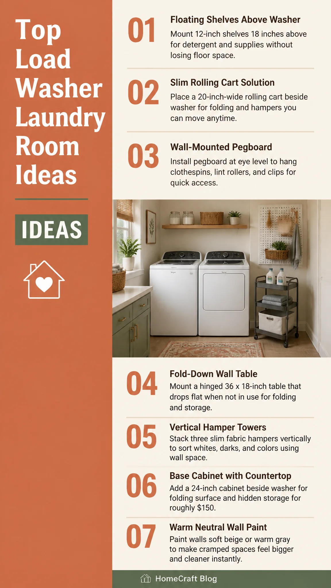 20 Clever Top Load Washer Laundry Room Ideas for Small Spaces — complete guide infographic